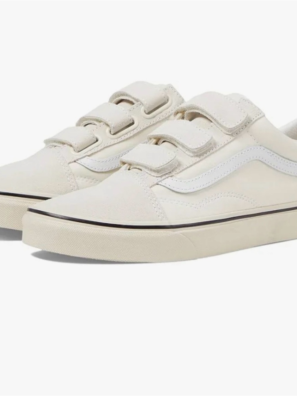 Casual Low-Top Velcro SneakersOff-White